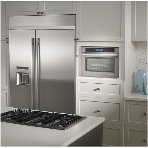 jenn air stainless steel refrigerator european white cabinets|jennair refrigerator column.